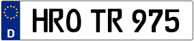 Truck License Plate